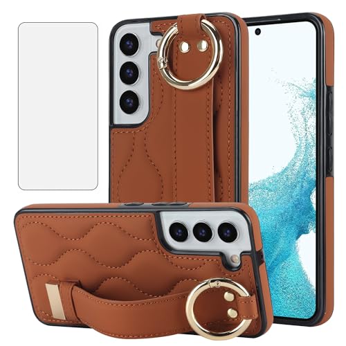Coque Samsung S22 Plus 5G Asuwish avec protège-écran et cordon