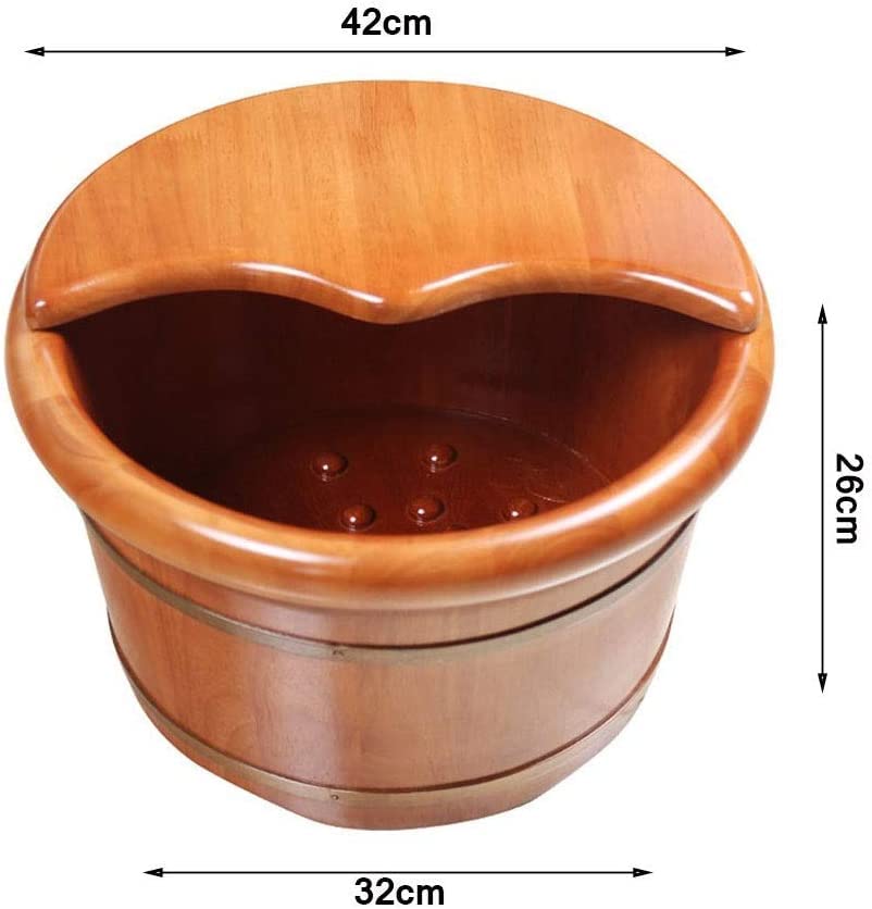 Tina de madera sólida para Spa de Pies Katzowen miniatura 5