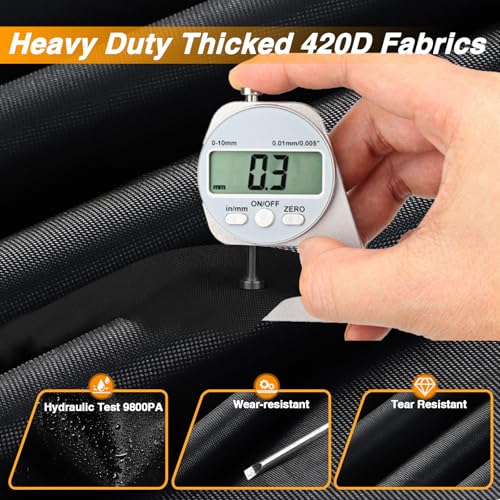 Image of EVRBUL Treadmill Cover Heavy Duty Waterproof Dustproof Running Machine Cover Home Gym Exercise Workout Equipment Protective with Air Vents Reflective Strip Drawstring