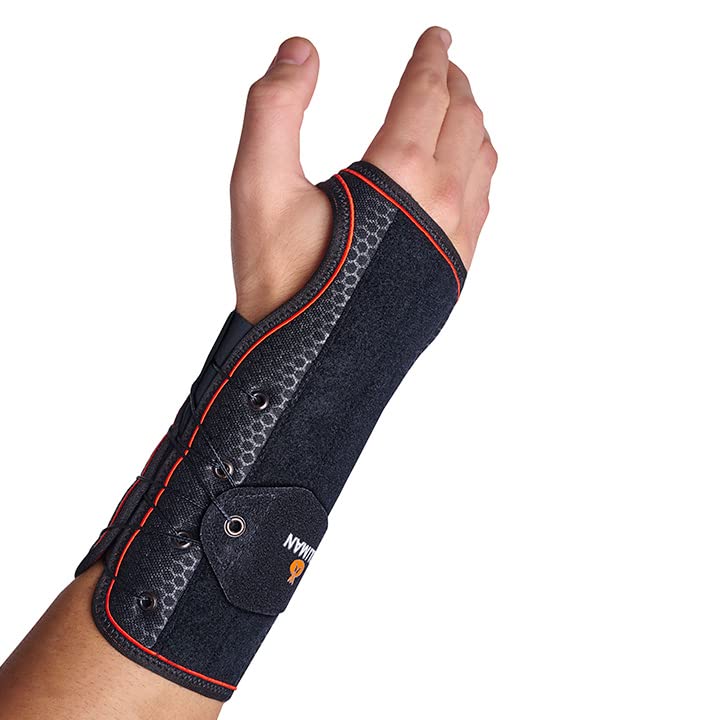 Orliman MUÑEQUERA SEMIRRÍGIDA CON FÉRULA PALMAR-DORSAL/FAST LACING IZ talla 2