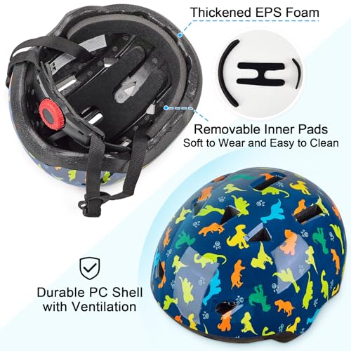 Image of Toddler Helmet, Baby Infant Kids Bike Helmet for Kids Age 1-3 /2-4 /3-5 /5-8 Adjustable Toddler Bike Helmets for Boys Girls for Scooter Skateboard Cycling