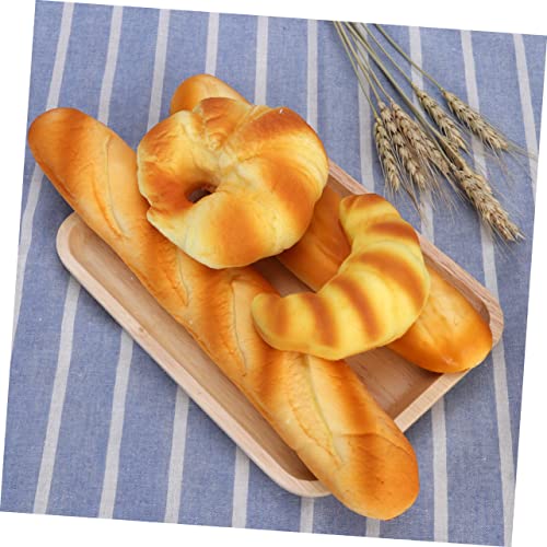 VOSAREA Cojines Decorativos Para Sala Comida Infantil Comida Realista Pão Pão Falso Modelo Squeeze P