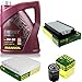 Produktbild QR-PARTS 69105973 Filter Set Inspektionspaket 5 Liter MANNOL Motoröl Energy Combi LL 5W-30 API SN/CF MANN-FILTER Luftfilter Innenraumfilter Ölfilter