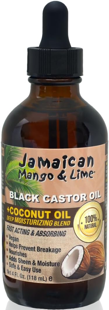 Jamaican Mango & Lime Black Castor Oil Coconut 4oz Jamaican Mango & Lime Black Castor Oil Coconut 4oz