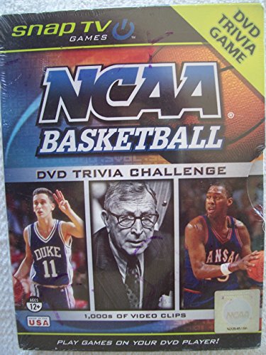 Snap Tv NCAA Basketball DVD Trivia Challenge Game