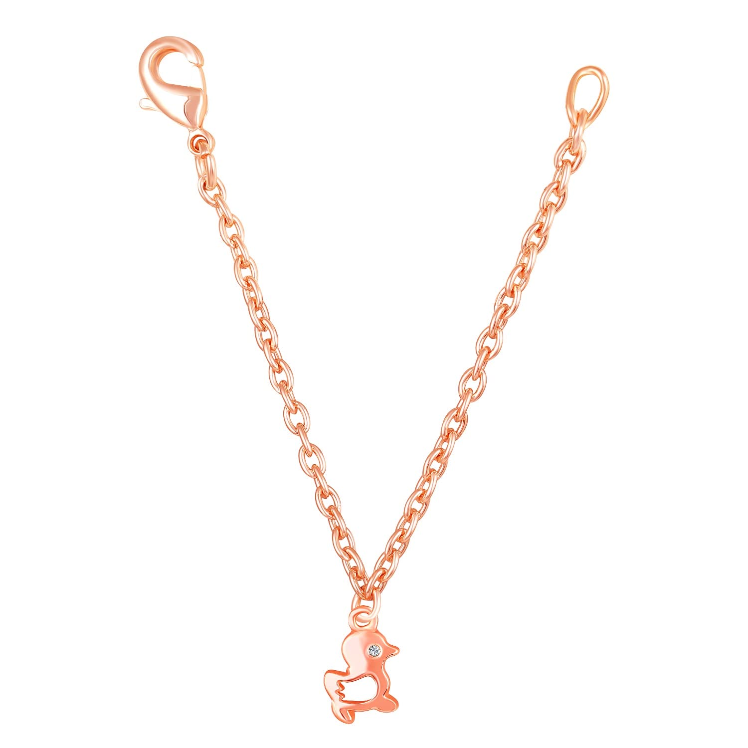 Mahi Rosegold Plated Wrist Watch Charm Jewellery Accessorries for Women & Girls Jewellery (PAWC1001025PR)