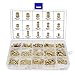 OCR M2 M3 M4 M5 Female Thread Knurled Nuts 330PCS Brass Threaded Insert Embedment Nuts Assortment Kit