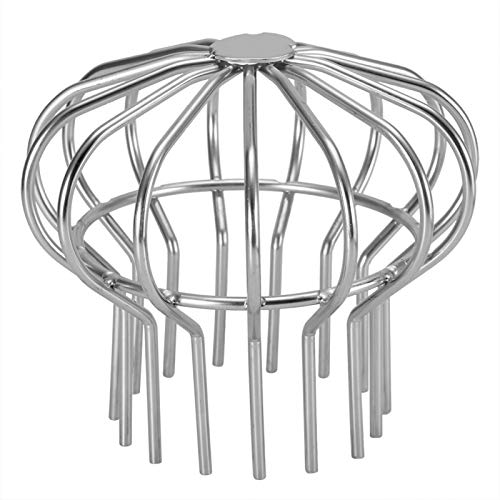 Tissting Gutter Balloon Guard Filter Stainless Steel Gutter Guard Downpipe Outlet Leaf Guard Floor Drain for Roof Balcony