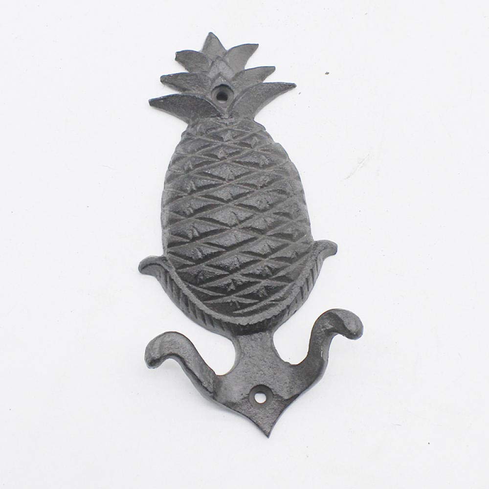 Pendentif en fonte ananas WLLLO crochet double décoration maison murale