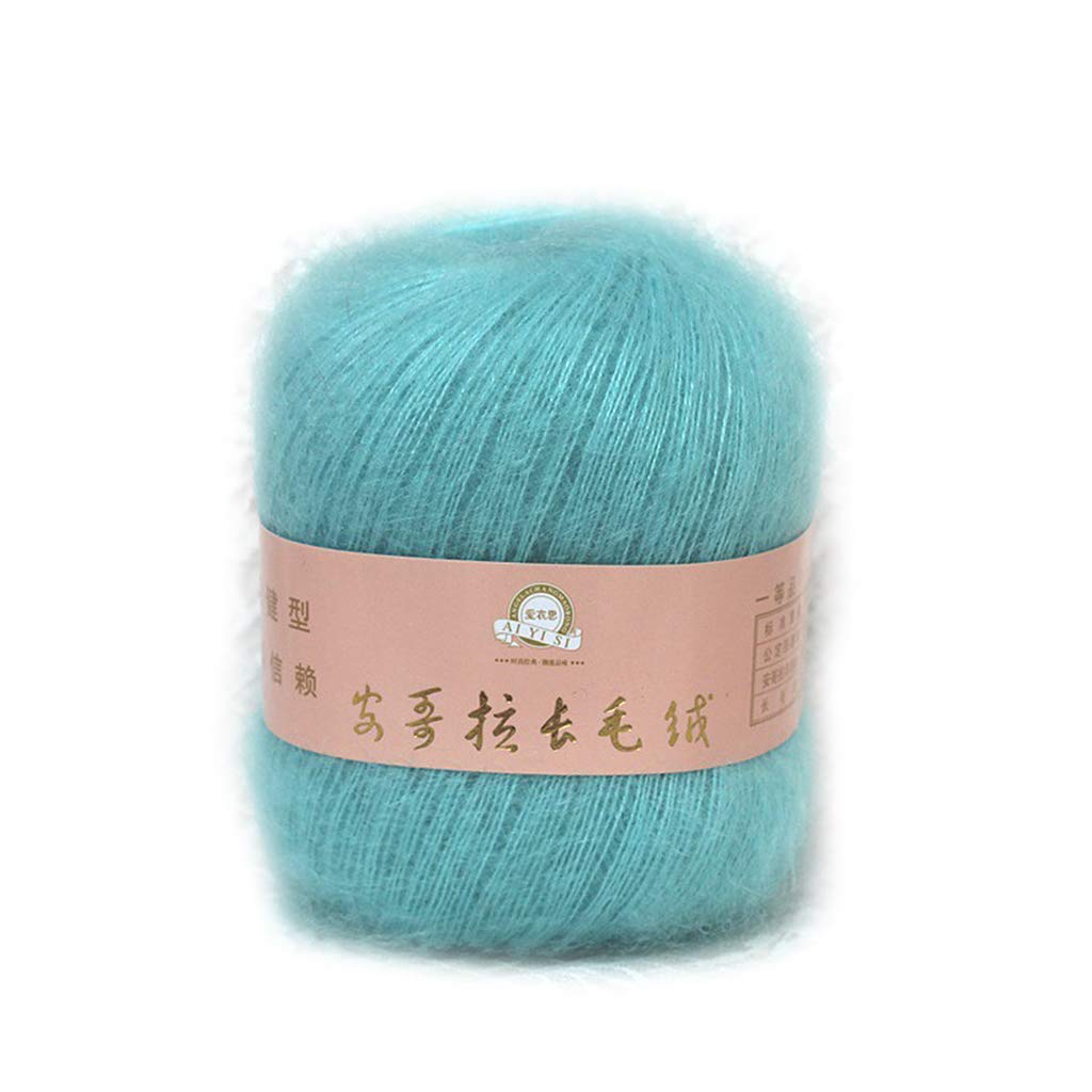 Elnwnnkc Soft Mohair Knitting Wool Yarn Shawl Scarf Crochet Thread