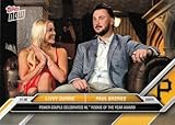 2024 Topps Now Baseball #TN-LDPS Livvy Dunne and Paul Skenes Celebrate Rookie of the Year Award Card