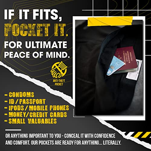 Boxer Brief Shorts - Anti Theft, Pickpocket Proof, Travel Pocket Underwear3