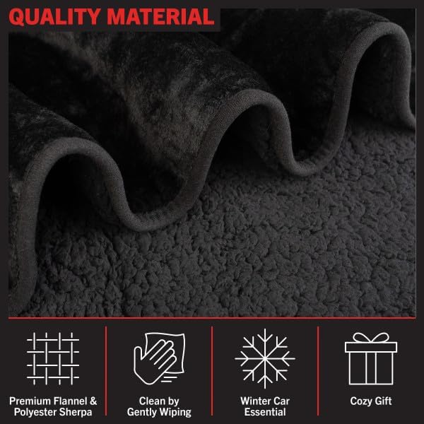 Miniatura 7 de Stalwart Manta térmica  Manta eléctrica portátil de viaje de 12 V para automóvil, camión o caravana  Imprescindibles para el coche y los elementos