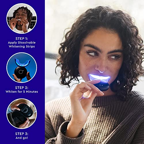 Moon Teeth Whitening Kit With Led Light, Wireless, 5 Minute Treatment, Gentle On Teeth, Helps Remove Stains From Coffee, Smoking, Wine, Soda #TOP5