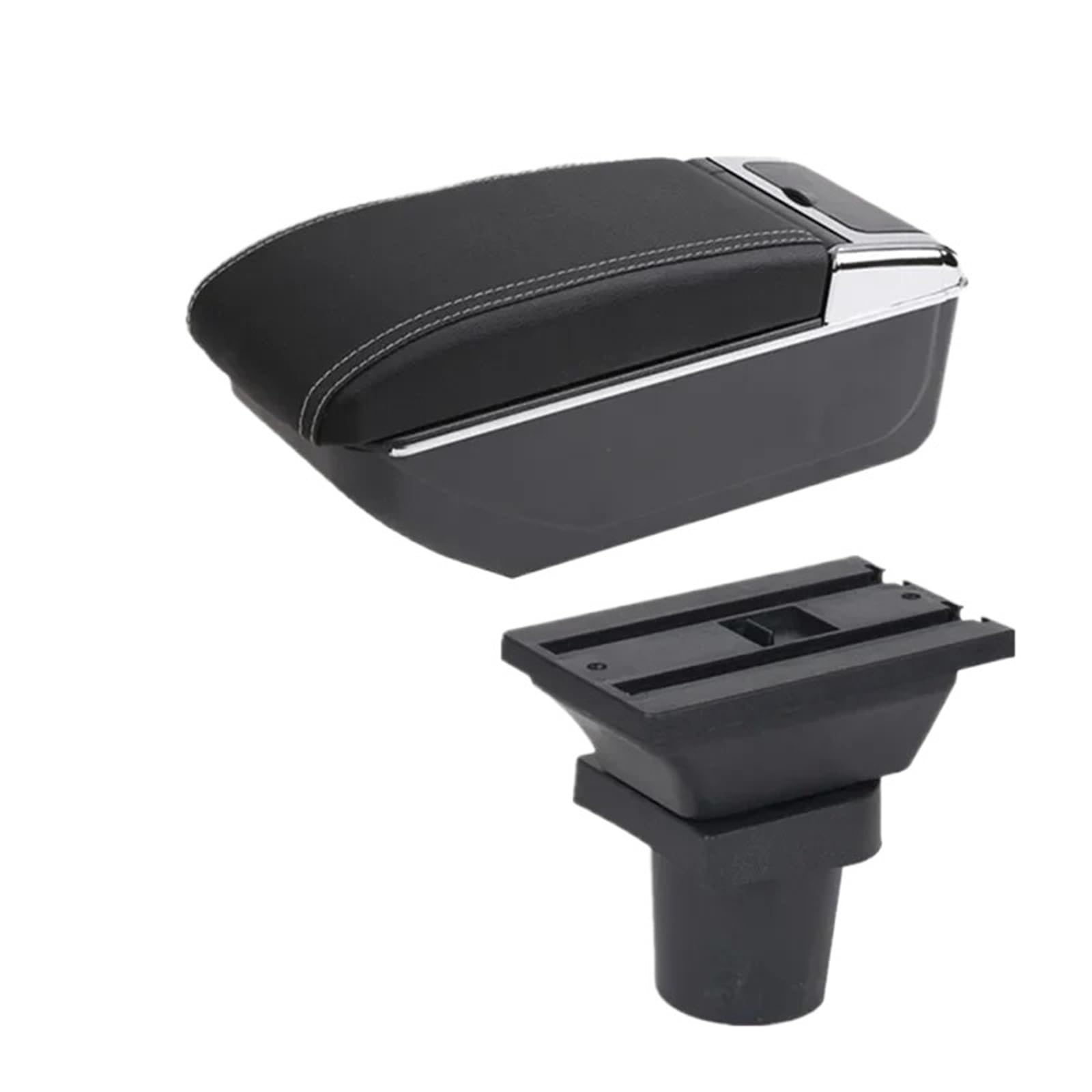 JMOLXURI Car Armrest Box For Toyota For Yaris 3 For Hybrid For For Vitz Car Armrest Box Center Console