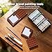 XIXVA Tobios Mini Watercolor Kit, 24-Color Travel Watercolor Set with Walnut Wood Palette, Refillable Water Brush & Sketchbook, Portable Art Kit for Beginners, Students & Professional Artists