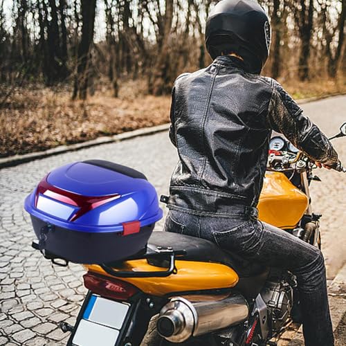 Coffre de queue de moto étanche et robuste pour sécuriser vos objets
