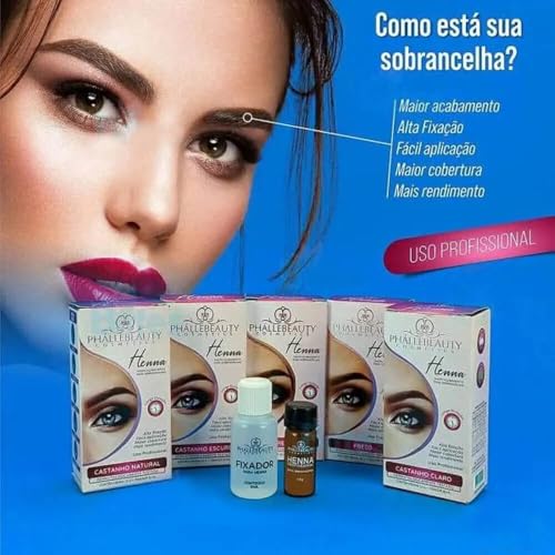 Phállebeauty - Henna Acabamento para Sobrancelhas Preto