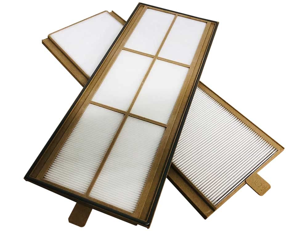 Filtro adecuado para Zehnder ComfoAir 350/550 – 10 filtros de polen F7 para entrada de aire | Ahora disponible en marco de plástico ecológico | marca propia de Sparhai24