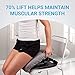 M PAIN MANAGEMENT TECHNOLOGIES Lift Assist Cushion for Elderly by Seat Boost, Portable Lifting Cushion Mobility Aid Non-Electric, Firm Memory Foam Support Up to 220 lbs