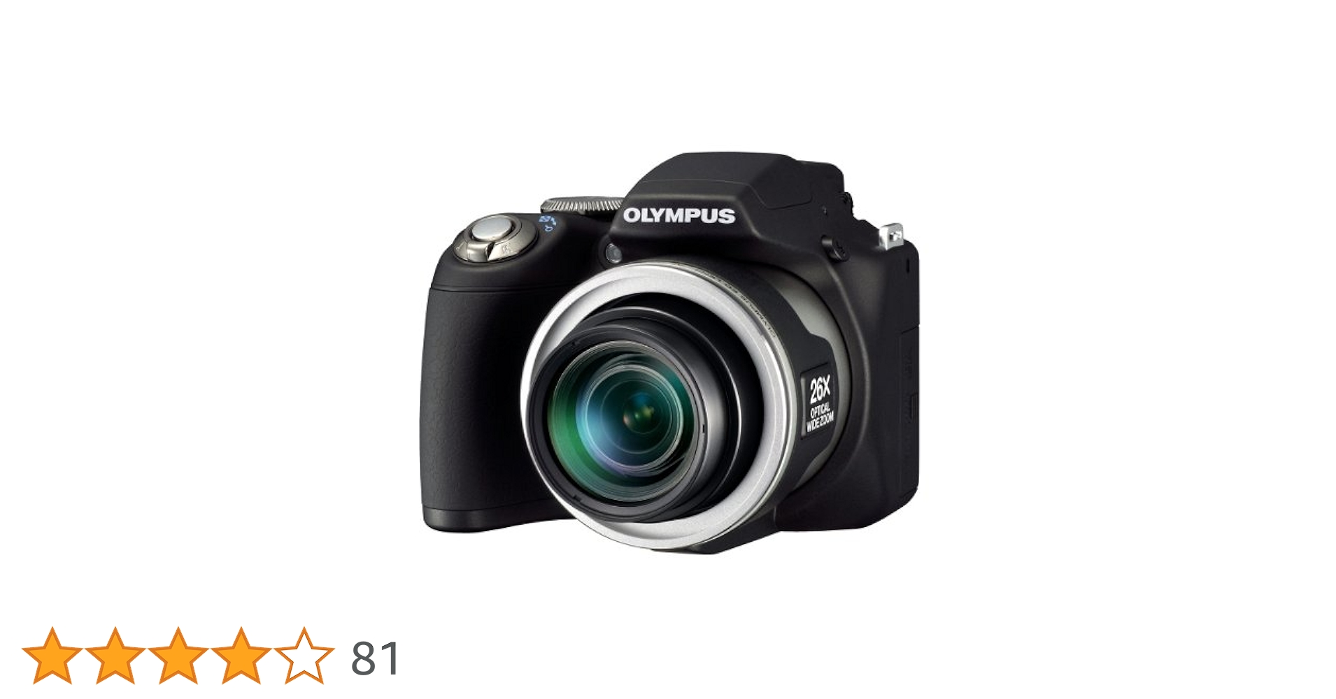 Olympus SP-590UZ Compact Digital Camera (12MP, 26x Wide