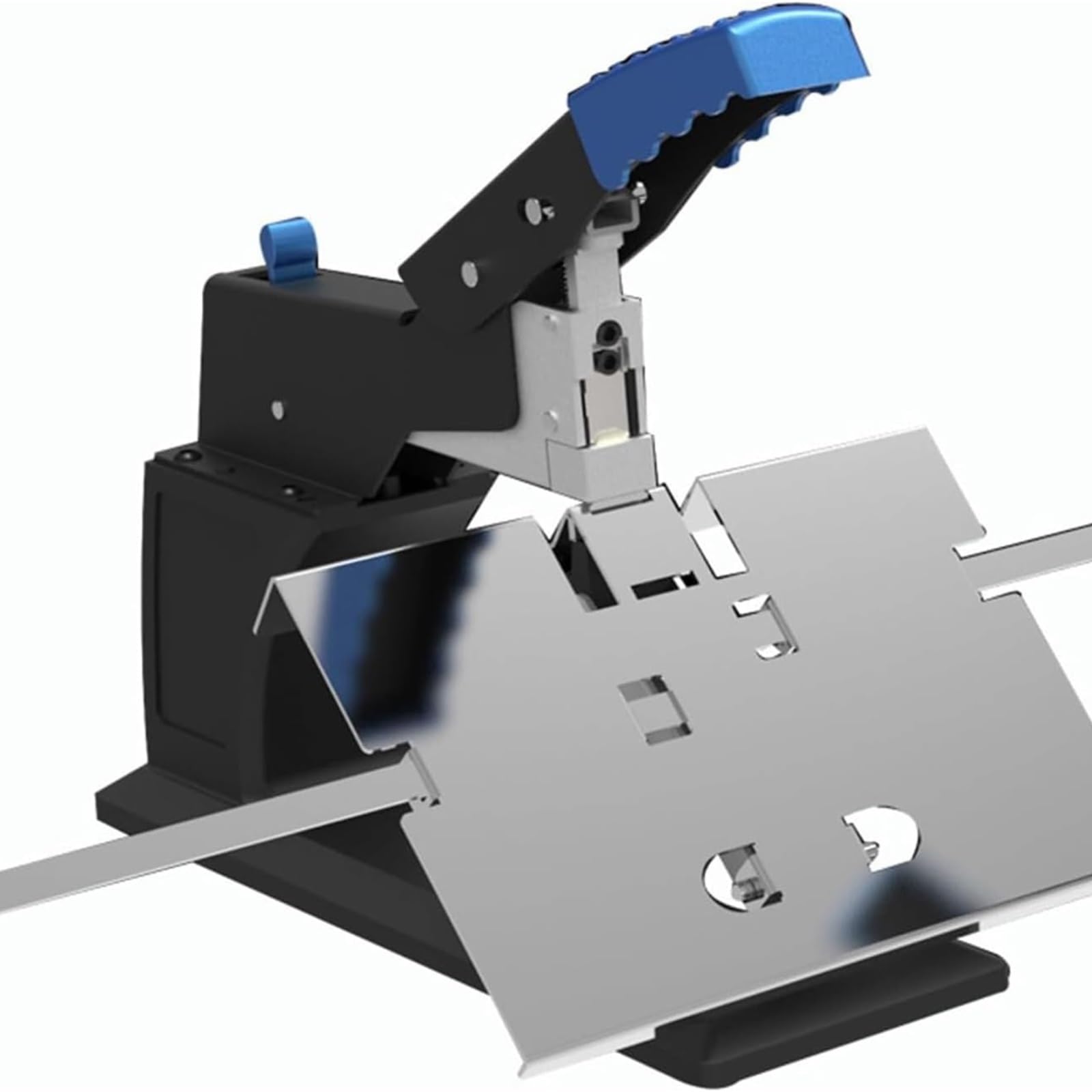 Cucitrice manuale for carichi pesanti, Cucitrice da tavolo in metallo, Cucitrice con pinzatura a sella, Spessore fino a 60 pagine/80 grammi, Profondità di rilegatura regolabile, for fabbrica