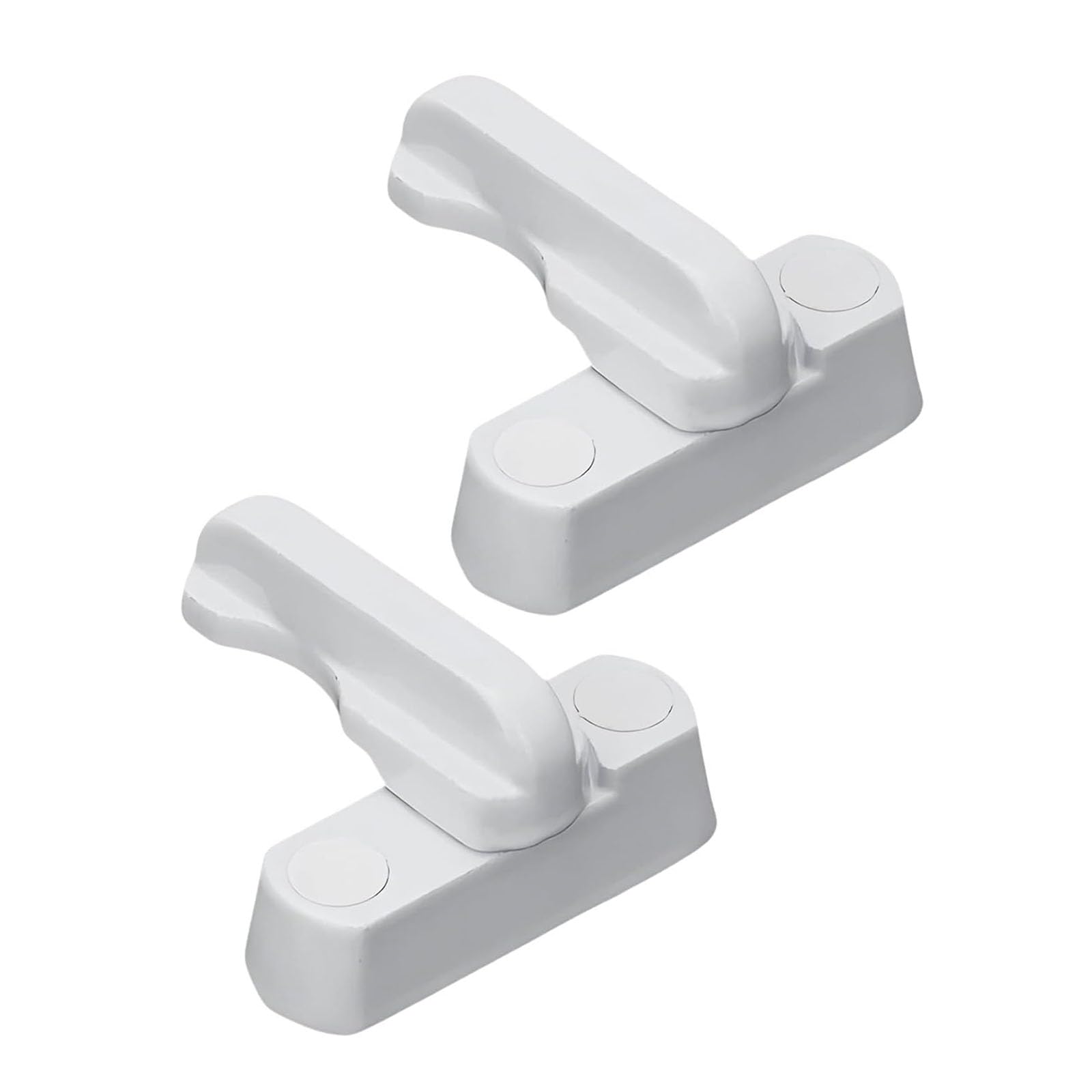 PureSphere 2 Pack T-Handle Window Locks for UPVC Windows Doors, White Security Window Locks, Easy Install for Home Patio Door Letterbox Safety