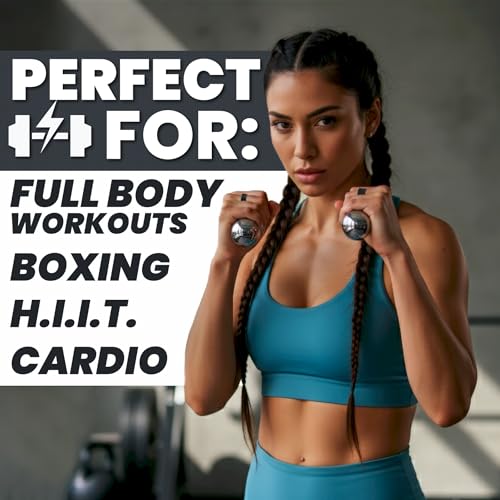 Synergee 4lb Set Cardio Hand Weights. Stainless Steel Hand Weights. Dumbbell Set. by Synergee - Image 6
