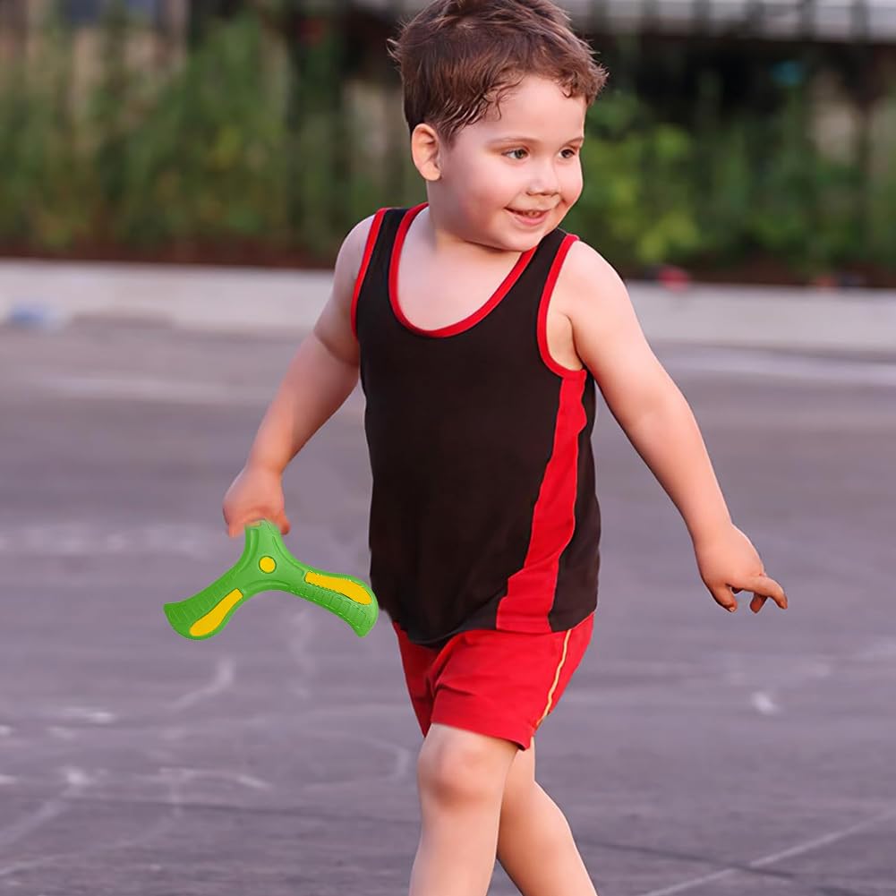 Kiuiom Boomerang,Boomerang per Bambini,Giocattoli da Lancio,Boomerang A Tre Ali,Gioco di Lancio per Bambini,per Stimolare L'interesse dei Bambini per Il Gioco