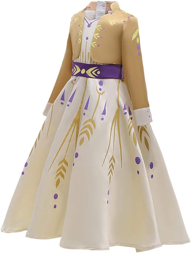 LZH Little Girls Dress Princess Fancy Dresses Outfits Pants Long Sleeve Dress up+Accessories