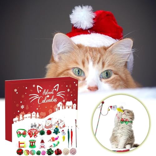 Newest Cat Advent Calendar 2024, Advent Calendar for Cats, Christmas Toys for Cats, Christmas Calendar Xmas Gifts for Cats, for Cat Lovers Xmas Gifts - Image 2