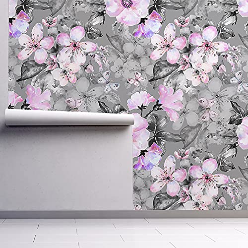 Décoration stickers muraux roses avec pose Magic-Stick facile - 5