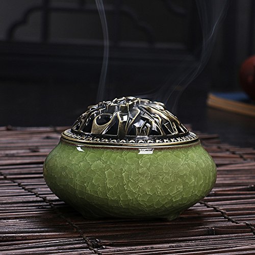 Ceramic Home Decration Incense Sticks or Cones Burner Porcelain Incense Holder