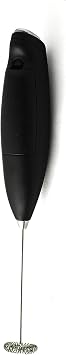 SOL - Coffee Set Battery Operated Milk Frother Handheld with Stainless Steel Whisk, Milk Frother Mixer for coffee Blending, Electric Milk Frother, Coffee, Milk - Black
