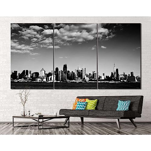 Cuadro Nueva York de 3 paneles para decoración de salones amplios 1