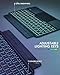 Doohoeek Keyboard Folio w/Status Screen for Samsung Galaxy Tab S10 FE Plus 13.1 Inch 2025, Tab S10 FE+ 13.1