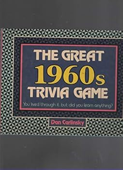 Hardcover Great 1960s Trivia Game Book