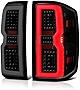 VIPMOTOZ Full-LED Neon Tube Tail Light Lamp Assembly For 2014-2018 Chevy Silverado 1500 2500HD 3500HD (Factory Incandescent Model), Black Housing, Smoke Lens, Driver & Passenger Side