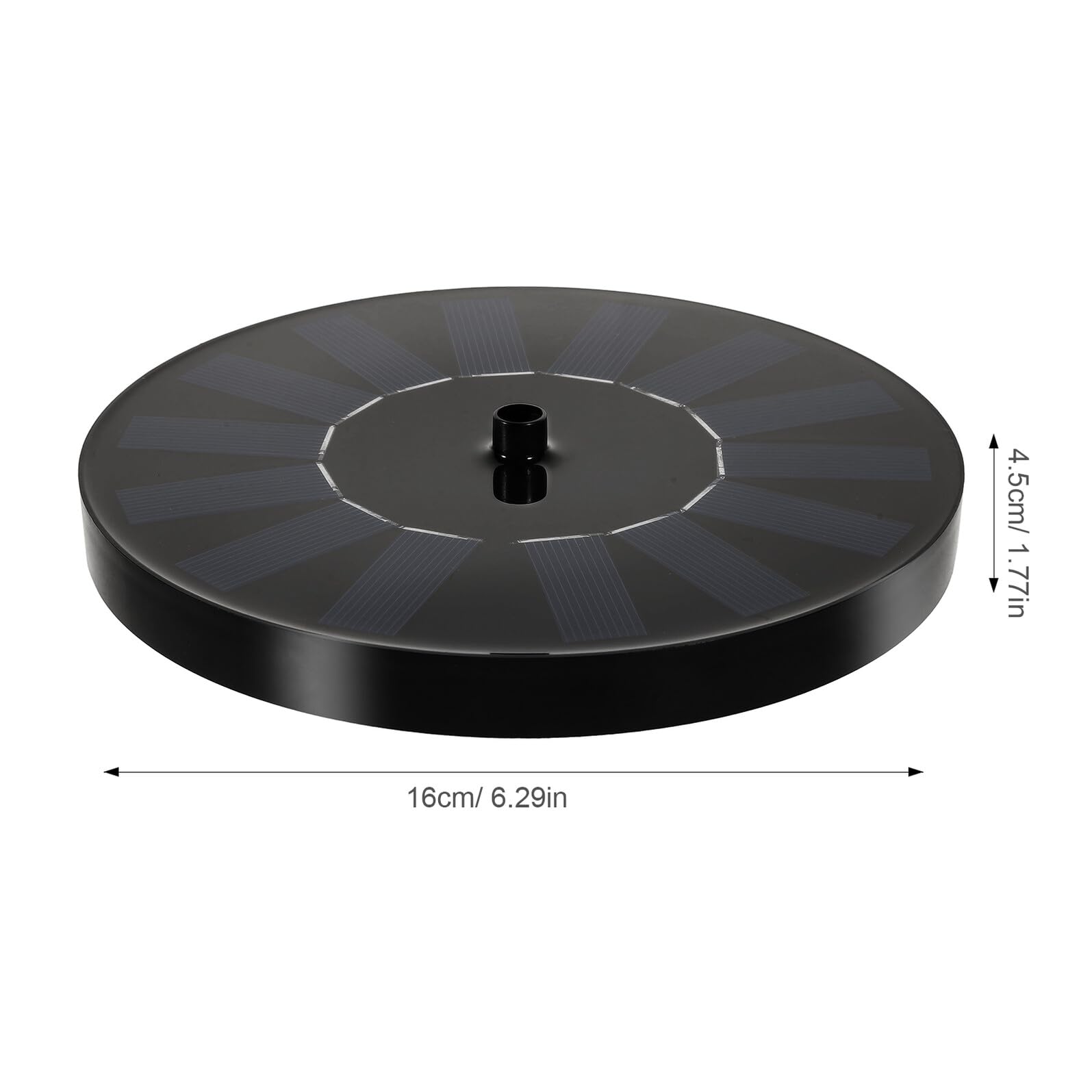 Fuente Solar Flotante para Baño de Pájaros, Estanque Exterior, 150l/h