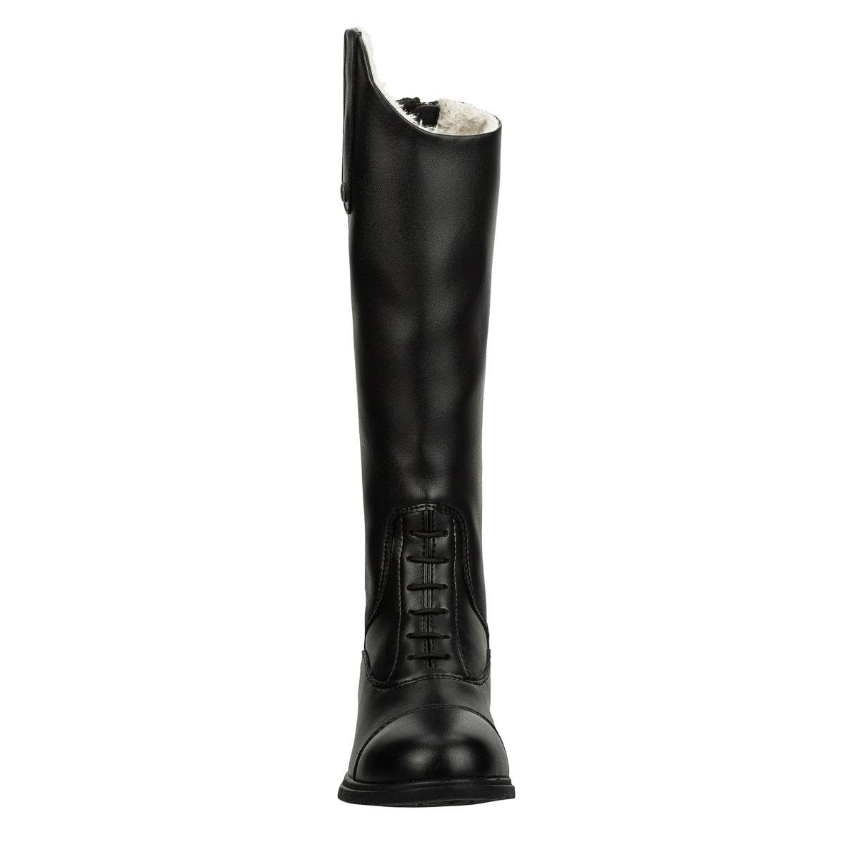 SUEDWIND FOOTWEAR Bottes d'équitation « Kids Fun » pour l'hiver - En cuir synthétique - Doublure en peluche - Respirantes - Coupe parfaite - Taille 29-41 - Couleur : noir