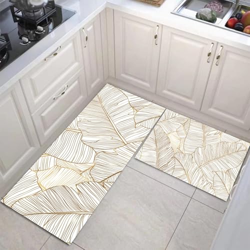 Alfombrillas de cocina antideslizantes JEDTAKCT lavables y muy absorbentes contra manchas 4