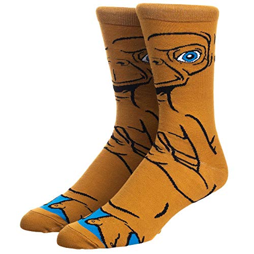 ET Movie Alien 360 Character Mens Crew Socks