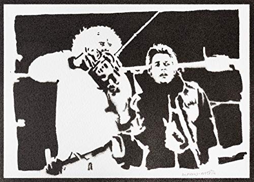 moreno-mata Reg. al Fut. Poster Cine Graffiti Hecho a Mano Regalos Originales para Hombre y Mujer...