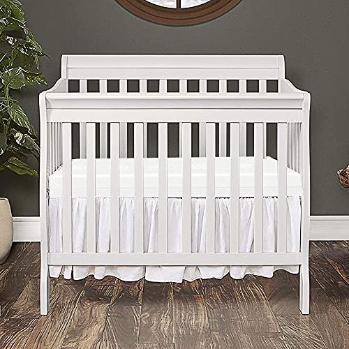 Crib Mattress and Toddler Bed Mattress, Dual Sided Sleep System, Breathable Premium Baby Mattress for Infant and Toddler with Removeable Cover, Comfort Memory Foam Reversible Baby Mattress, White