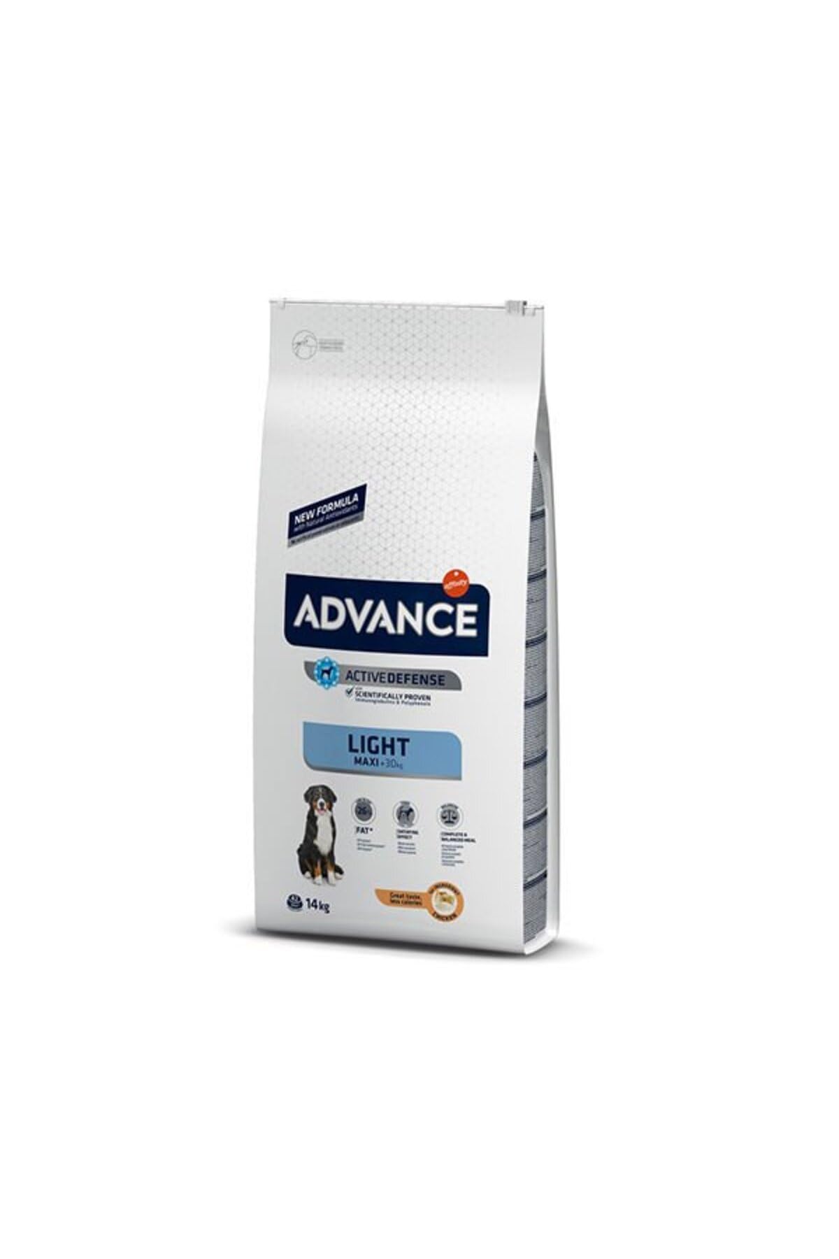 ADVANCE Light Maxi - Cibo per Cani Adulti di Razza Grande con Sovrappeso e Tendenza all'obesità - 14kg