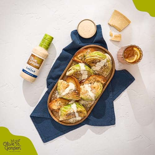 Image of Olive Garden Classic Caesar Dressing, 16 fl. oz., Made with Parmesan Cheese, Spices, Red Wine Vinegar and Lemon, Perfect Chicken Marinade, Sandwich Spread or Salad Dressing