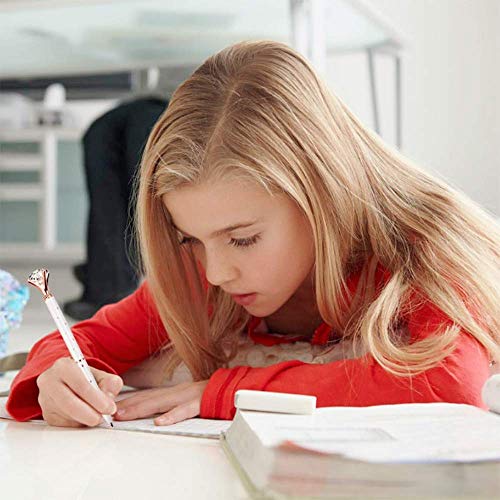 Longkey 3Pcs Large Crystal Diamond Pen Bling Metal Ballpoint Pen Office And School, Silver / White Rose Polka Dot / Rose Gold, Including 3Pen Refills. #TOP6