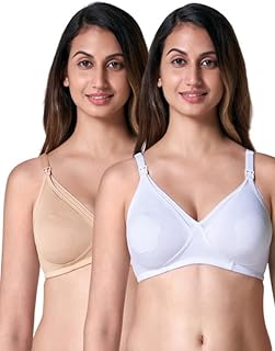 BLOSSOM Mother Hood Bra Women's Cotton Maternity Bra/Nursing Bra/Feeding Bra, Comfort for Breastfeeding Mothers, Featuring...