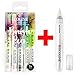 Produktbild Royal Talens Ecoline Pinselstifte für flüssige Aquarellmalerei, Pastellfarben, 5 Stück im Etui + Mischstift