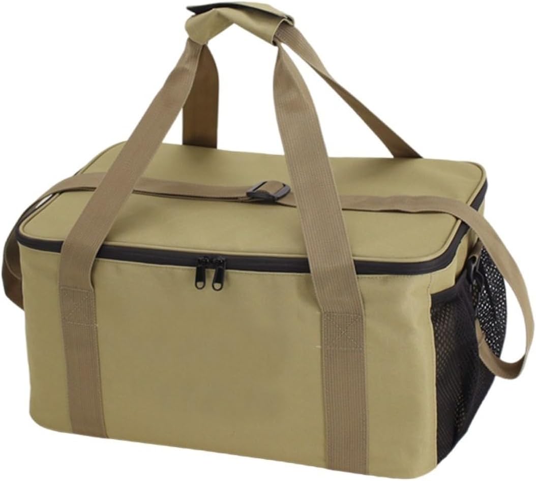 Outdoor Camping Equipment Storage Box, Multifunctional Stove Head, Cooking Utensil Storage Bag, Picnic Bag, Large Capacity cookware Storage Bag